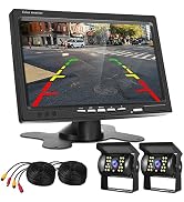 Podofo Achteruitrijcamera, vrachtwagen, achteruitrijcamera, waterdicht, 7 inch TFT LCD-monitor ...