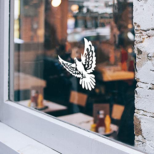 Image of WIRESTER 6 inch Clear Vinyl Decal Sticker Decoration for Car Window (Or Any Flat Surface) - Bird