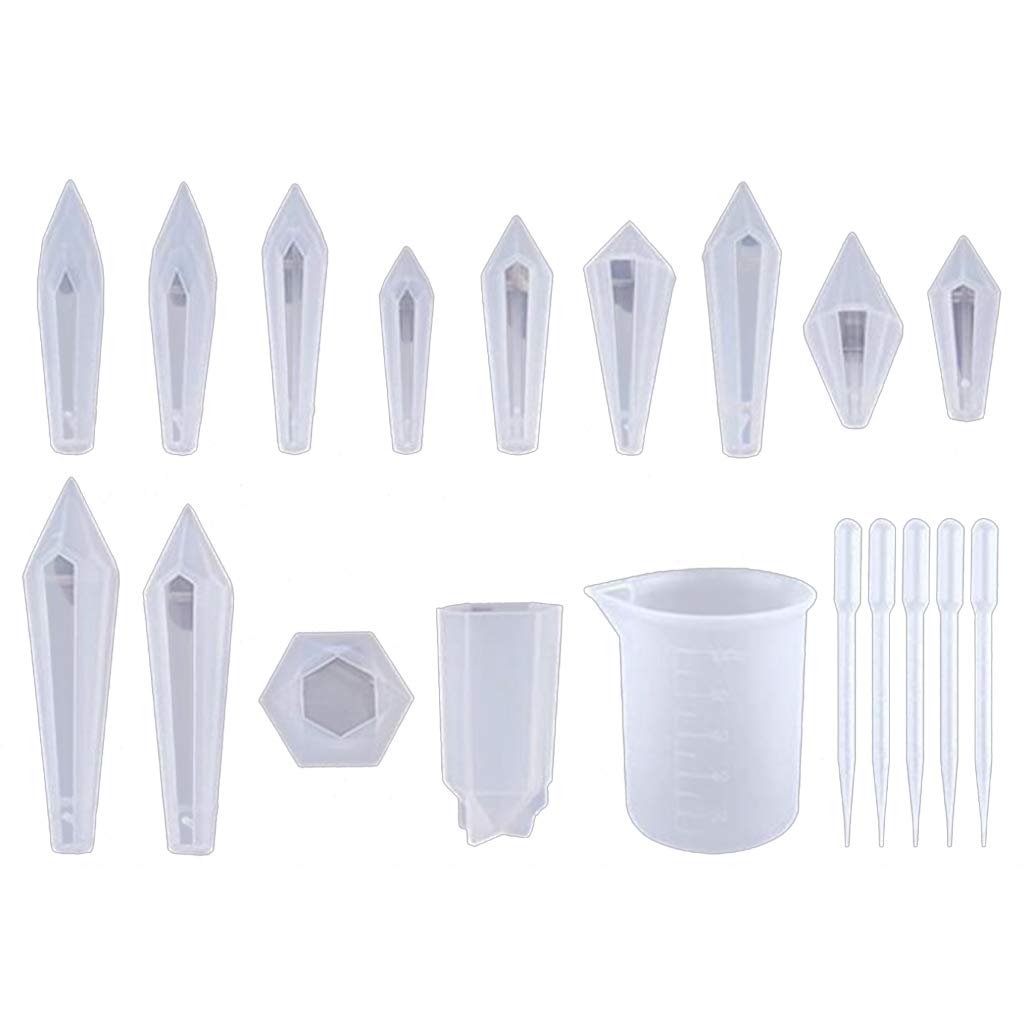 oringnat Crystal Epoxy Resin Mold Casting Silicone Mould Jewelry Making Tools