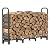 Mars Explo Firewood Rack 6ft, Heavy Duty Fire Wood Storage Racks for Indoor & Outdoor, Metal Log Holders for Firewood?Fireplace Wood Pile Storage Stacker Organizer, Black