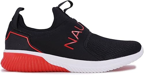 Vista 2 de Nautica Zapatillas sin cordones para hombre - Zapatos casuales de moda para caminar, en anchos medianos y anchos