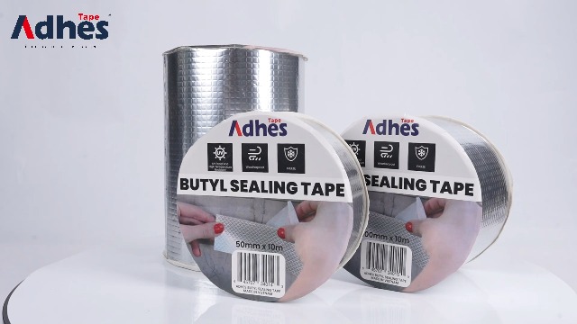 Image of Adhes Butyl Sealing Tape 2 inch x 33feet, Waterproof Rubber Adhesive Repair Tape for Roof, Window, RV, Pipe, Gutter & Leak Fixing - Weatherproof & UV Resistant
