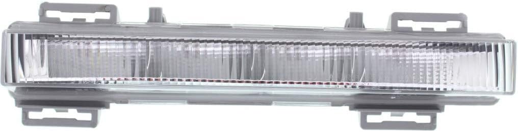 CarLights360 For Mercedes-Benz ML350 Day Time Running Light 2012-2015 Driver Side | w/Bulbs | LED | MB2562103 | 204 906 54 01