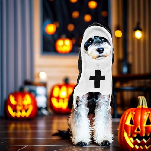 Disfraz para perros PET SHOW Nun Halloween M/L miniatura 6