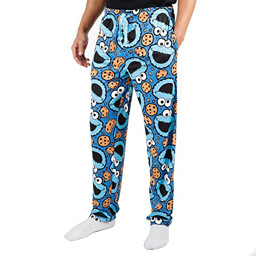 Sesame Street Cookie Monster AOP Mens Sleep Pajama Pants2