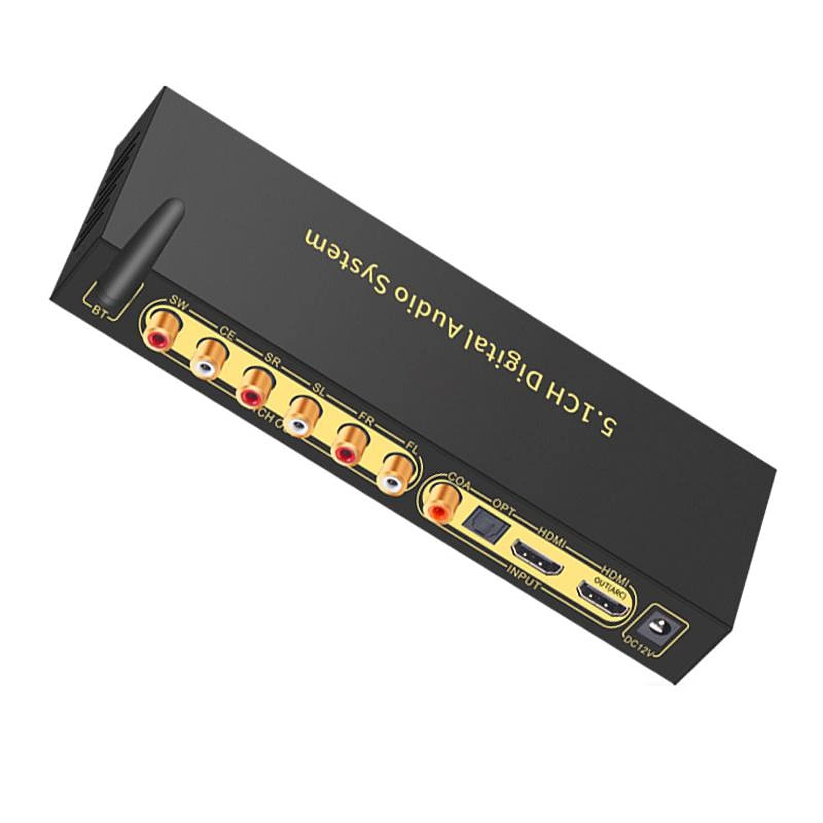 HDMI-Audiodecoder, Mit 24 Bit/192 kHz Audio-DSP, USB/optisch/koaxial Auf RCA AUX, Kompatibel Mit ARC SPDIF Koaxial RCA DTSHD AC3 FLAC APE 4K*2K