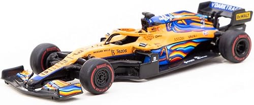 Tarmac Works McLaren MCL35M #3 Daniel Ricciardo Fórmula Uno F1 Abu Dhabi GP (2021) "Global64 Series 164 Modelo de coche fundido a presión