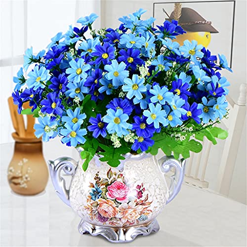 ZAIZAI Met vaseartificiële bloemen planten pot fake bloem ingemaakte ornamenten voor huisdecoratie ambachtelijke planten… - Afbeelding 3