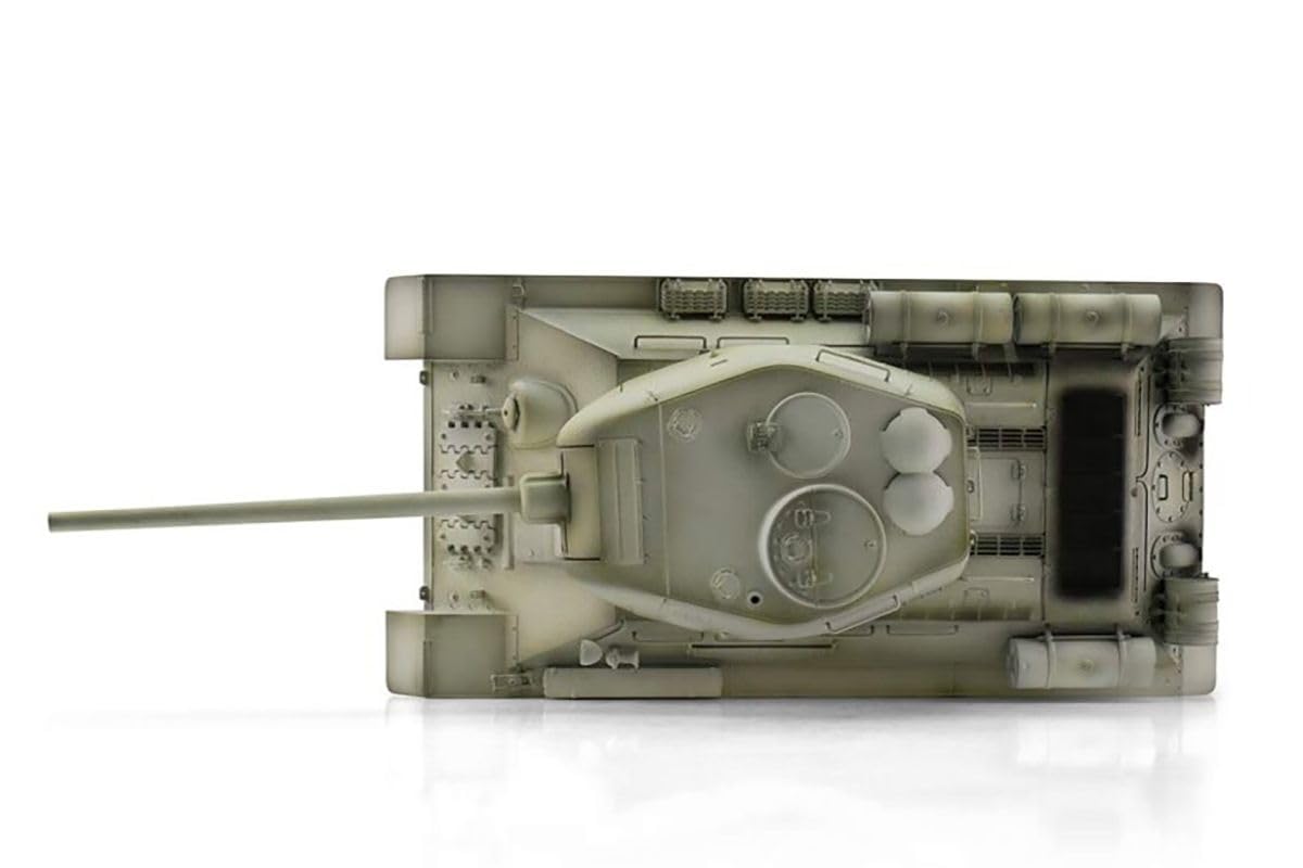 T34/85 RC czołg 2,4 GHz profesjonalny metalowy BB Snowetarn w drewnianej skrzynce