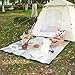 Camping Mat, Camping Mat,Foam Sleeping Mat for Camping,Foldable Aluminium Foil Insulation Mat,Reflective Mat,Ground Mat(2 x 2m)