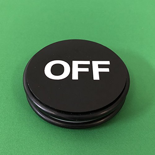 Yuanhe Double-Sided Casino Grade On/Off Craps Dealer Puck 3 Inch Diameter #TOP2