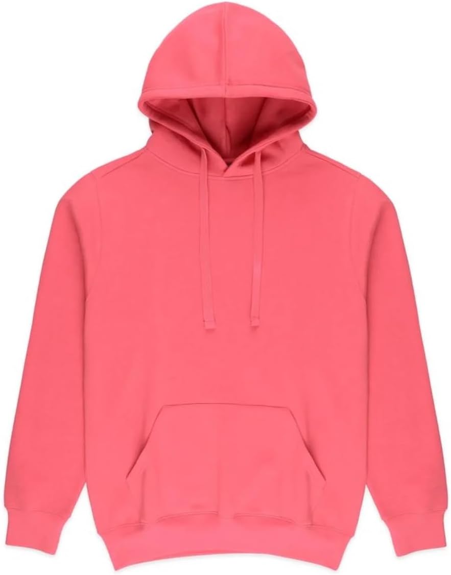 7.75oz Mid Weight Classic Pullover Fleece Hoodie | Cotton Blend Unisex Decorator Blanks Style 717 - Image 5