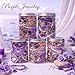 SMUOBT Purple Crystal Mystery Jewelry Jar - 30 Piece Surprise Jewelry Box for Women, Includes Necklace, Earrings, Rings, Bracelet, Choker & More - Gift Ready Unique Birthday Gifts for Her