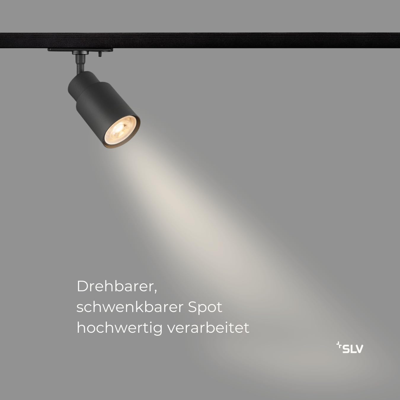 SLV PURI 2.0 TUBE Schienenstrahler 1 Phasen Schienensystem Schwarz