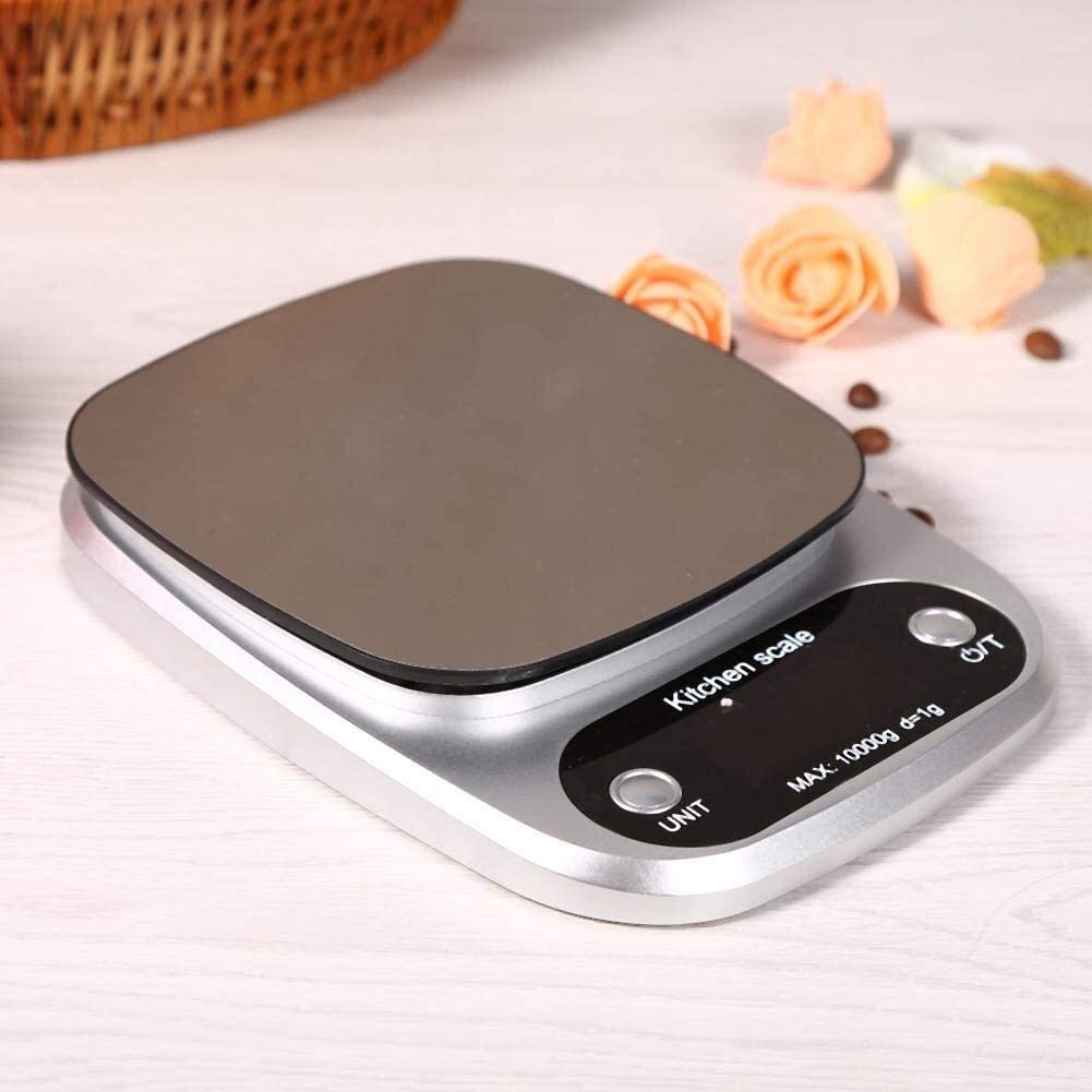 Elektroniczne wagi kuchenne Skala elektroniczna LCD Wyświetlacz Cyfrowy Skala elektroniczna 10 kg / 1g Duża pojemność Scale Electronic Scale Przenośne narzędzie do ważenia skali żywności Przenośne wag