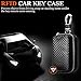 Frienda Bags for Car Key Fob Carbon Fiber Car Rfid Signal Blocking Bags Key Protector Tool Anti-theft Fob Case for Storage, Black