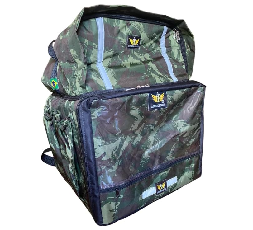 Bag/Mochila Para Delivery Isopor Laminado 45 Litros - Camuflada