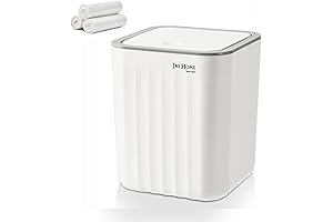 SUBEKYU 0.6 Gal Mini Counter Top Trash Receptacle