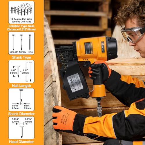 Hoteche Industrial Coil Siding Nailer