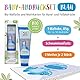 Miniwerk Bio Baby Abdruckset Blau 0-1,5 Jahre für Baby Handabdruck und Fußabdruck Erinnerung - Dekoration für Baby- & Kleinkinderzimmer - Meilensteinkarten - Abdruck Baby Hand und Fuß Set