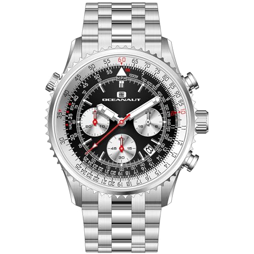 Montre Oceanaut homme acier inoxydable OC0120 analogique quartz de haute précision