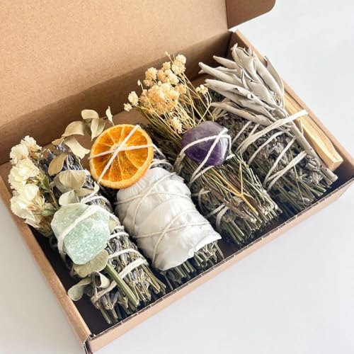 Spiritual Smudge Kit – 4 Sage Bundles...