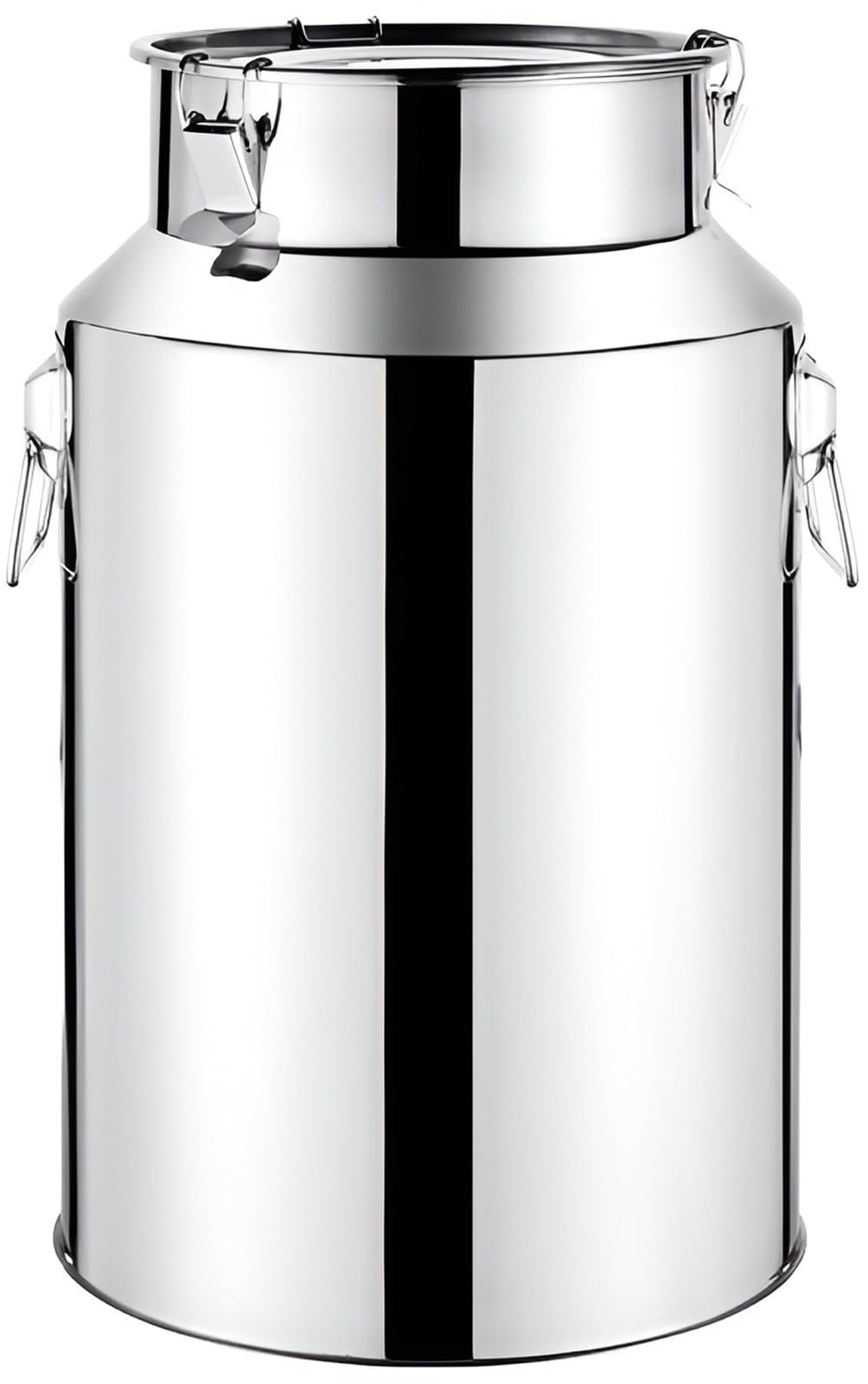 TransportbehäLter Aus Edelstahl 304, Luftdicht Verschlossener Metalleimer mit Gummidichtung, Dickwandiger, KorrosionsbestäNdiger AufbewahrungsbehäLter(22L)