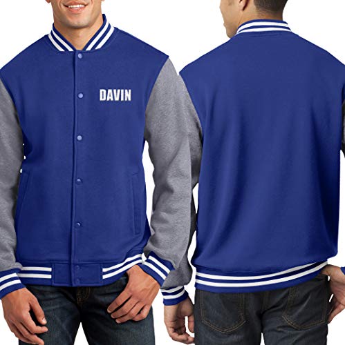 NACRE APPAREL Personalized Embroidered Fleece Jacket for Men Custom Add Your Text Cozy Jacket2