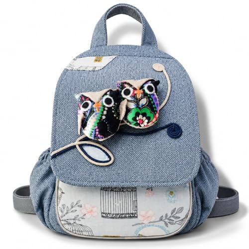 S & A Bohemian Reindeer Women's Convertible Bag, Handcrafted Embr...
