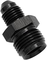 Vista 4 de Adaptador de ajuste de tubo de aluminio -4AN AN4 macho acampanado a rosca macho de 5/8 x 18 con asiento invertido, conector acampanado invertido