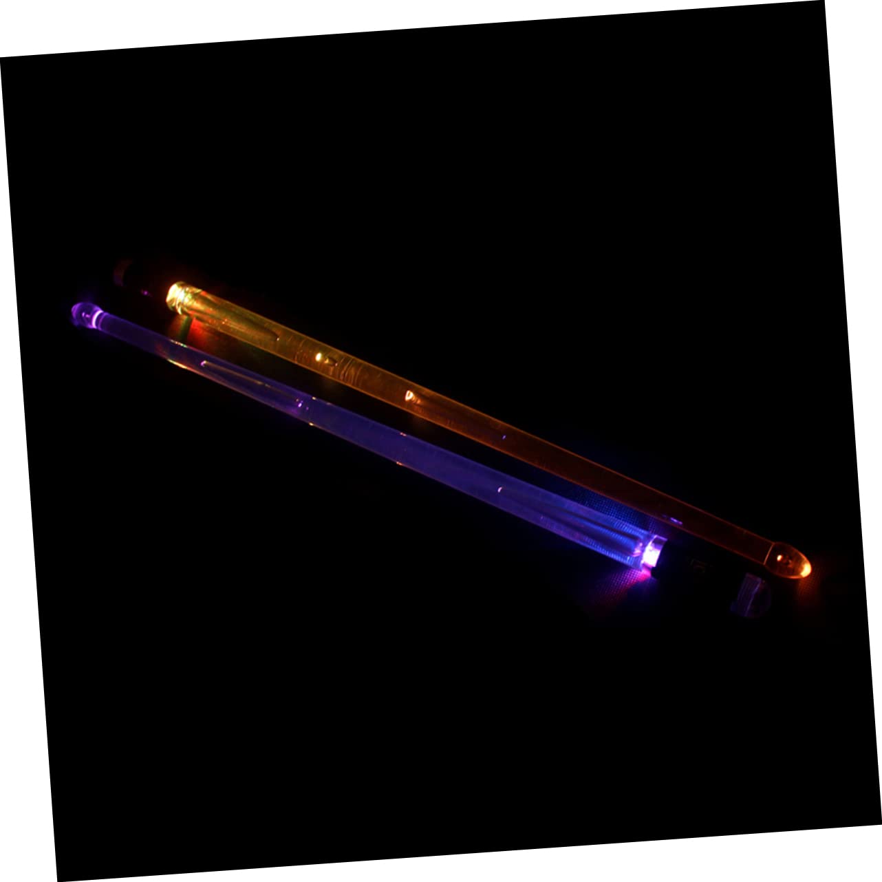 Abaodam 3paare Farbwechselnde Drumsticks Polymer Farben Für Schlagzeuger Robust Und Langlebig Für Nächtliche Auftritte Und Musikschulen