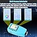 Angchun Handheld Colorimeter - Precise Portable Color Analyzer Digital Color Reader with 8mm Aperture and True -Color Display Tester Kit Lab Colorimeter Color Difference Meter Tester for Multi-Purpose