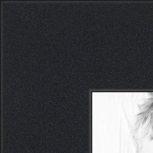 ArtToFrames Collage Photo Frame Double Mat with 3 - 8x10 Openings and Satin Black Frame