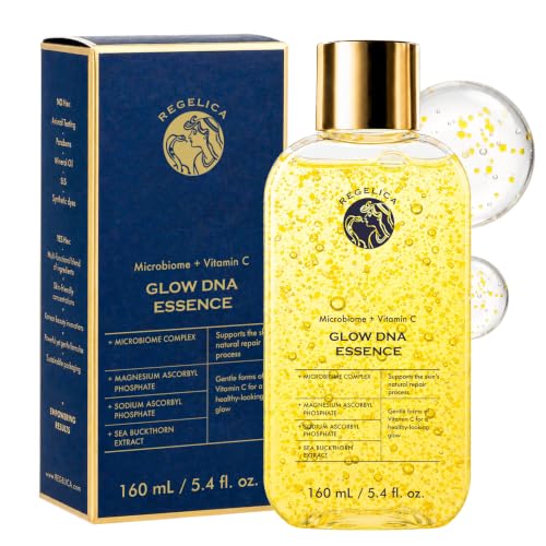 Image of Glass Skin Vitamin C Toner Essence | DNA Repair Enzymes & Hyaluronic Acid | Microbiome Brightening Serum for Sensitive & Acne-Prone Skin | Hydrates, Soothes & Supports a Healthy Skin Barrier