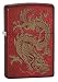 Zippo Lighter: Golden Dragon - Candy Apple Red 79095