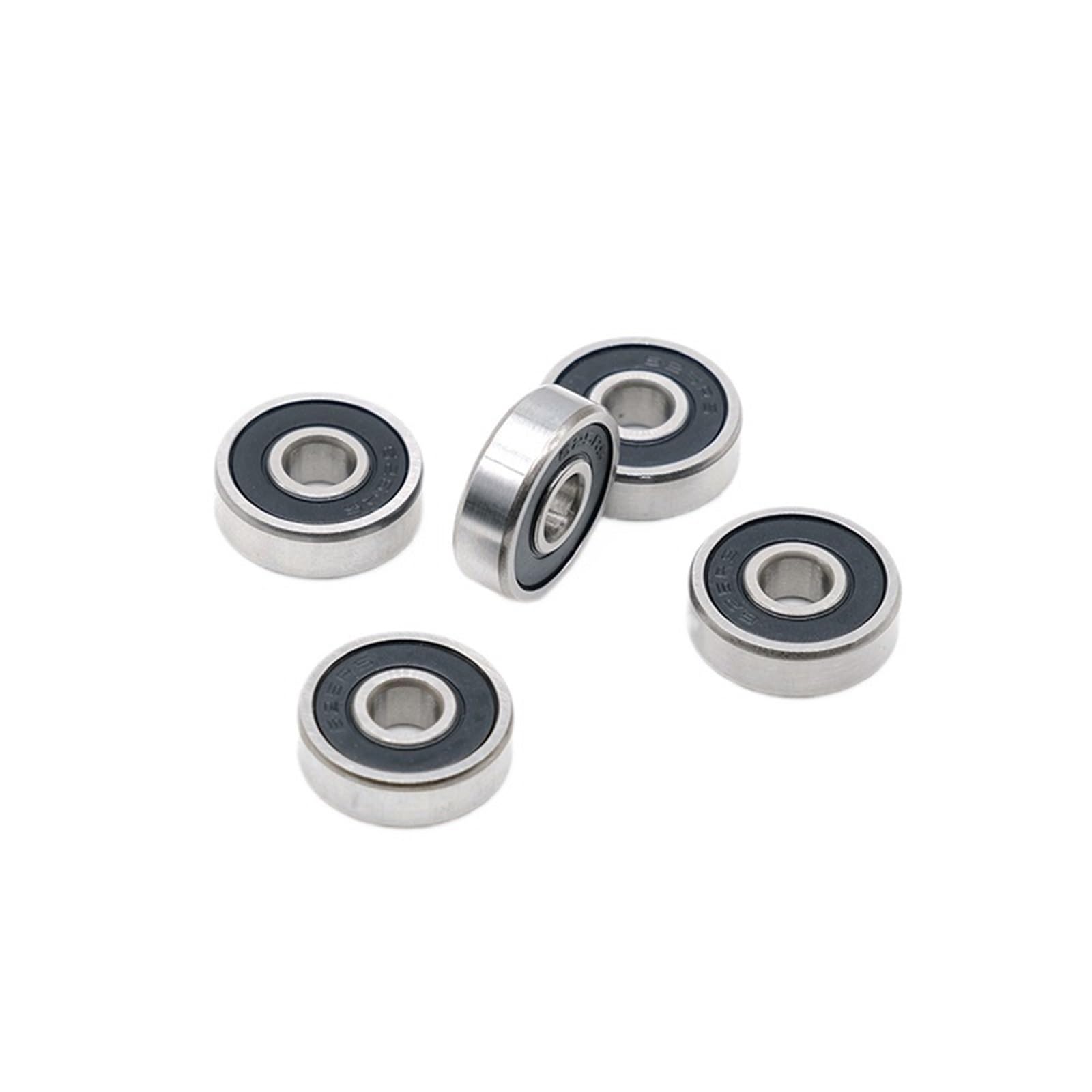 Deep Groove Double Rubber Seal Bearings 10pcs 625RS 5x16x5mm ABEC-7 Miniature Sealed Ball Bearings for 3D Printer