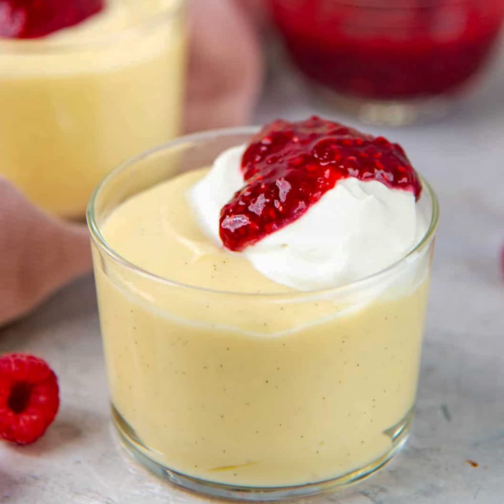 Brew Lab Vanilla Flavor Custard Powder | For Fruit Salad, Pudding, Milkshake & Desserts - 100 g 3