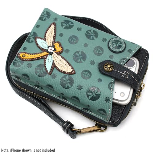 Image of CHALA Snap Crossbody RFID Protected Women Faux Leather Cellphone Purse with Adjustable Crossbody Strap