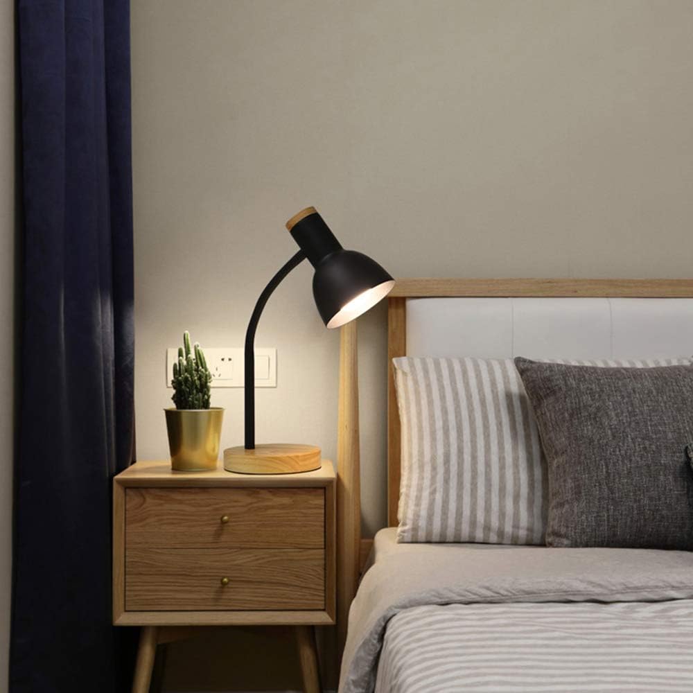 Lampada Da Scrivania Flexo ARGOS - Con Braccio Flessibile E Base In Legno, Per Lettura E Lavoro - Foto 6