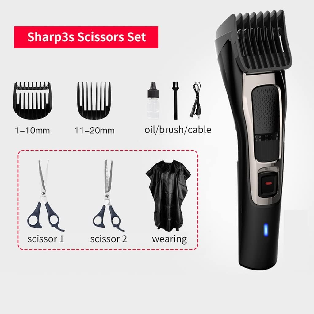 Electric Hair Clipper for Men Rechargeable Professional Trimmer Cutting Machine Adult