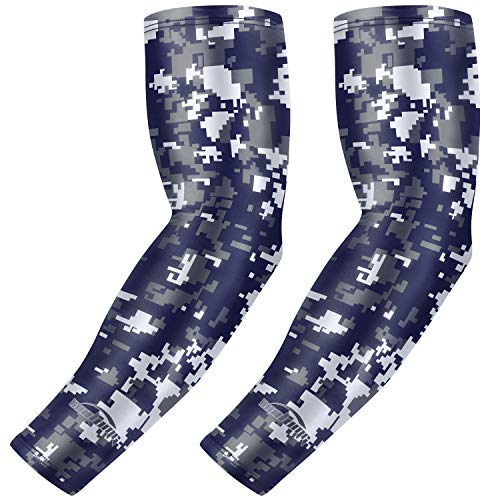 COOLOMG Compression Arm Sleeves Youth Kids for Basketball Football Baseball 1 Pair S