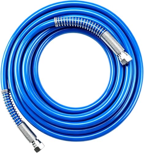 25FT Airless Paint Sprayer Hose 1/4 8500 PSI High Pressure Pro Double Layer Braided Wire Universal Fit for Most Sprayers Guns