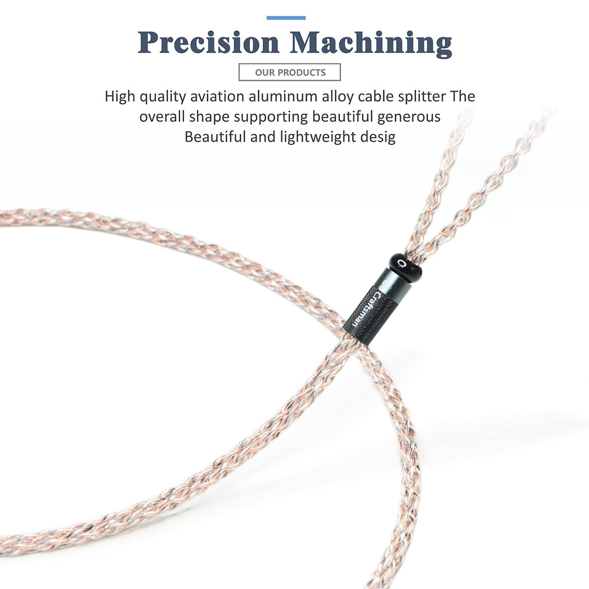GUCraftsman 5N OFC - Cables de repuesto para auriculares Sennheiser IE200, IE300, IE600, IE900 (enchufe de 3,5 mm)