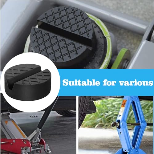 Wagenheber Gummiauflage,Gummiauflage Wagenheber,Wagenheber Auflage,Wagenheber-Gummiauflage,Universelle Gummipuffer,Mit Rillen Und Waffeloberfläche Kann,Fur Wagenheber Und Hebebühnen Rangierwagenheber
