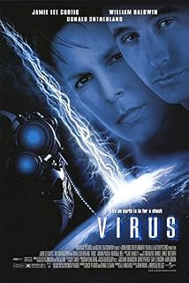 VIRUS - 11.5"x17" Original Promo Movie Poster 1999 Jamie Lee Curtis William Baldwin