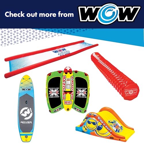 Image of Wow Sports Thriller Towable Deck Tube for Boating Adults, Tubing Boat Inflatable for Water Sports