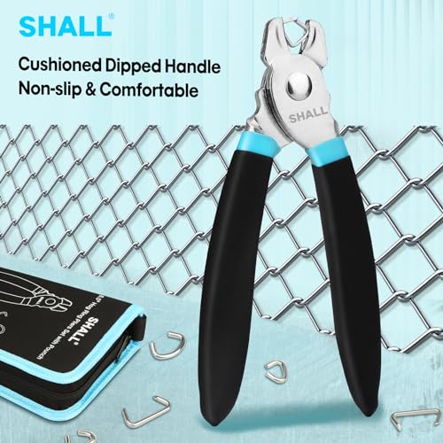 Shall Hog Ring Pliers Kit With 600Pcs Galvanized Hog Rings thumb #2