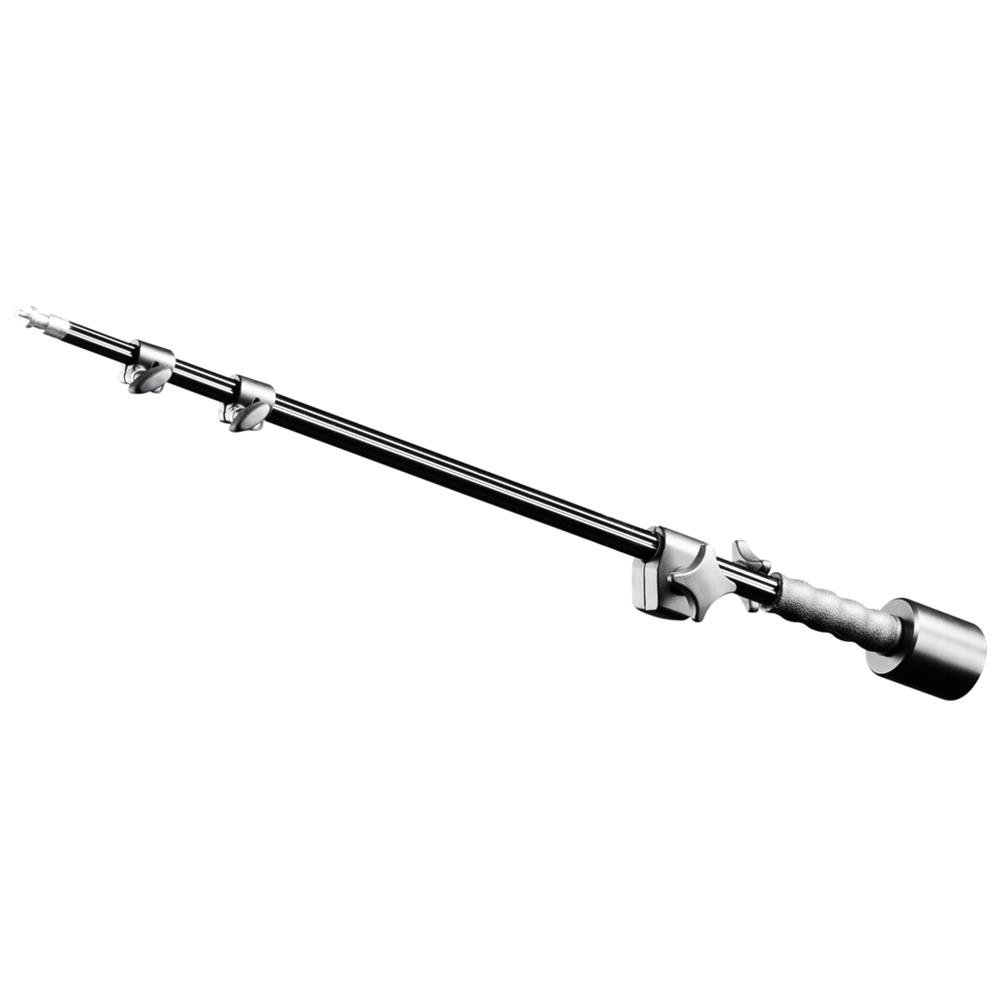 Walimex Pro Boom (contrappeso 70-183 cm, braccio, braccio di estensione, testa girevole, braccio in alluminio con 3 sezioni, altezza e lunghezza regolabili, capacità di carico da 2 a 5 kg), nero