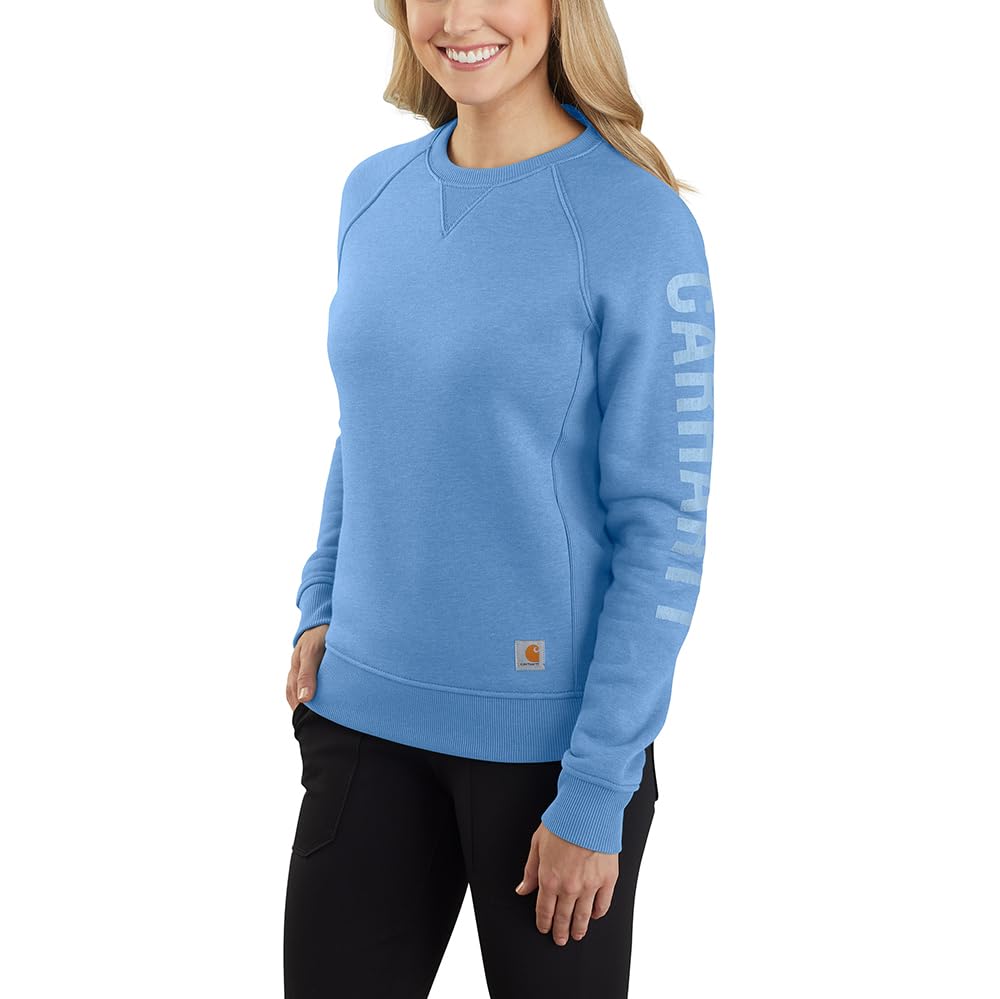 Carhartt Women's 104410 Women's Midweight Graphic Sweatshirt, Skystone,  X-Small : Amazon.ca: Clothing, Shoes \u0026 Accessories