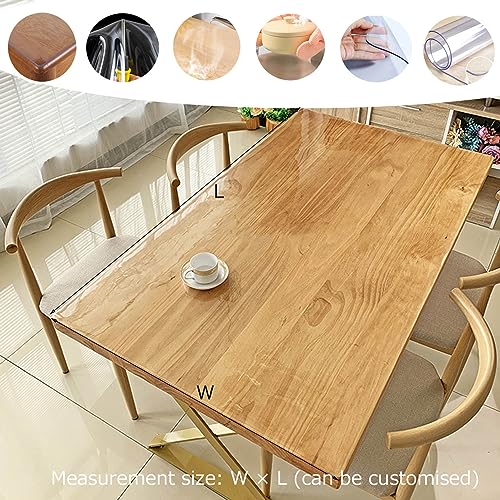 Nappe de table en PVC transparent contre les rayures de table basse - 8